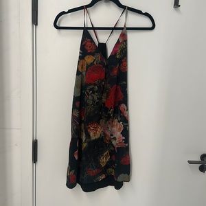 Alice and Olivia short floral printed dress - size XS